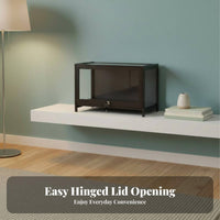 Figure Display Cabinet High Visual Clearness Action Figure Display Cabinet Acrylic Collectible Case Easy to Assemble