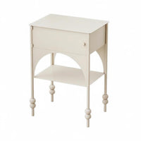 Cat House Nightstand Mid-Vintage Aesthetic Style Cat Bedside Table Space-Saving Metal Bedside Cabinet for Bedroom