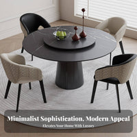 Upholstered Armchair Minimalist Design Dining Chair Modern Aesthetic
