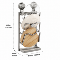 pot lid and cutting board rack