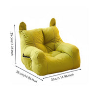 Playroom Padded Sofa Couch Reading Corner Children's Mini Sofa Soft Padded Cushiony Bear Armchair for Young Children, Playroom, Nursery
