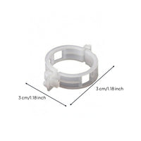 500 Pieces Plant Support Clip Transparent Vine Support Clip Reusable