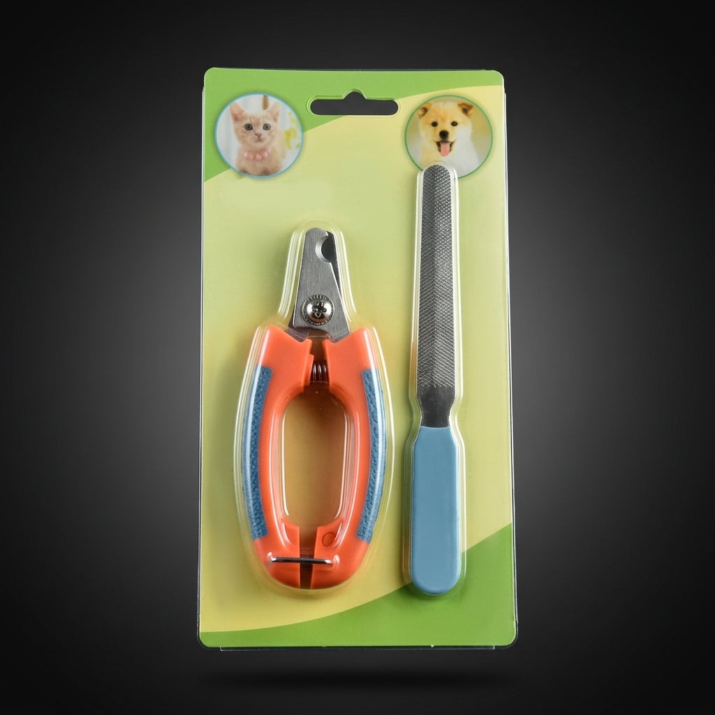 Nail Clippers with a Built-in Nail File for Grooming, Stainless Nail Clippers with a Guard to Avoid Over Cutting Thick Nails