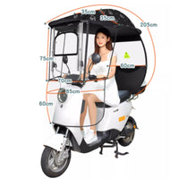 Waterproof scooter umbrella