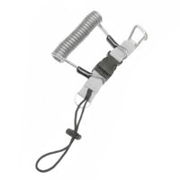 Quick Release Coil Lanyard Anti-Drop Scuba Diving Camera Lanyard Extends to 1.5m Coiled Spring Rope for Snorkeling