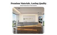 Modern Reception Desk Minimalist Design Office Welcome Desk S Modern Reception Counter with Light for Hoteliers, Retailers, Hotel Lobby, Salon