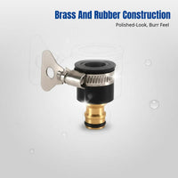 Universal Quick Faucet Connector, No-Thread Adapter, Washing Machine Hose