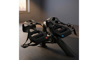 Nylon Straps Toe Clip and Strap Pedal Non-Slip Pedals with Toe Cages Textured Adjustable Strap Pedals