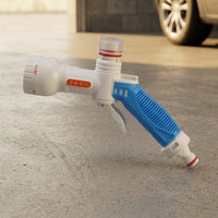 Soap Dispenser for Car Cleaning and Professional Wash, High Pressure Garden Hose Nozzle with Foam, Adjustable Nozzle and Soft Rubber Handle