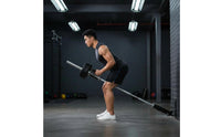 360 Degree Barbell Holder Multi Wall-Mounted Mounted Barbell Swivel Space Saving Angled Bar Row Attachment for Weightlifters