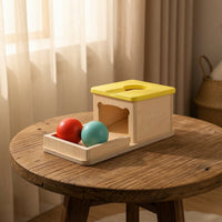 Developmental Shape Sorting Toy Box Multi-Functional Object Permanence Box Early Learning Educational for Toddlers, Babies, Parents, Playroom, Nursery, Classroom