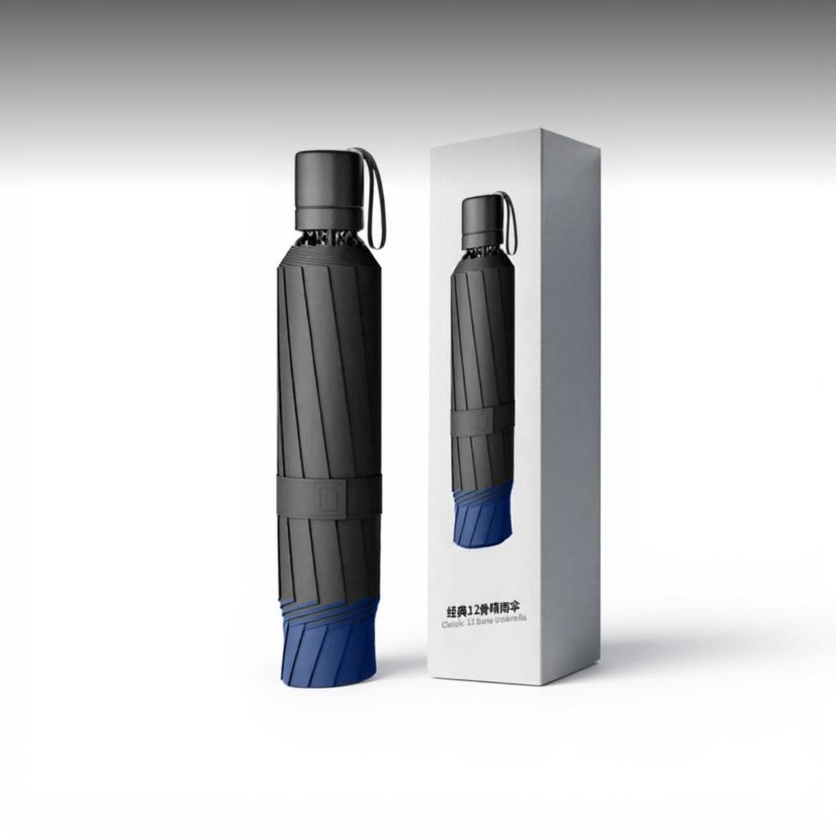Large Folding Windproof Umbrella with Reverse Design