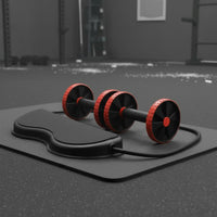 Abdominal Core  Roller Quiet Abdominal Training Wheel Spring Back Fitness Equipment for Home