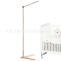 Wooden Baby Crib Mobile Holder with Adjustable Stand