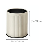 Large Capacity Indoor Garbage Can Easy to Clean Modern Minimalist Trash Can Long-Lasting Thickened Body Aperture Top Waste Bin Removable Inner Buckets for Living Room, Kitchen, Bedroom, Bathroom