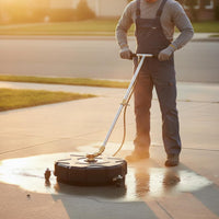High Pressure Water Broom 360° Rotating Nozzles Pressure Washer Surface Cleaner