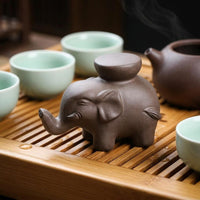 Elephant Teapot Lid Holder Small Teapot Lid Stand Figurine Pet Figurine Decorative Home Decor