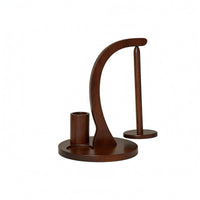Rotating Yarn Spool Holder 360-Degree Rotation Craft Storage Wood-Grain Finish