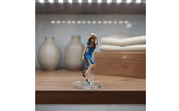 Cheongsam Woman Miniature Chinese Style 1:64 Scale Woman Figure   Detailed Resin People Model for Hobbyists, Collectors
