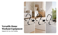 Cushioned Pad Sit-up Exercise Equipment Curved Frame Abdominal Exercise Exercise Equipment Metal Tubing Sit-up Assistant PU Cushion