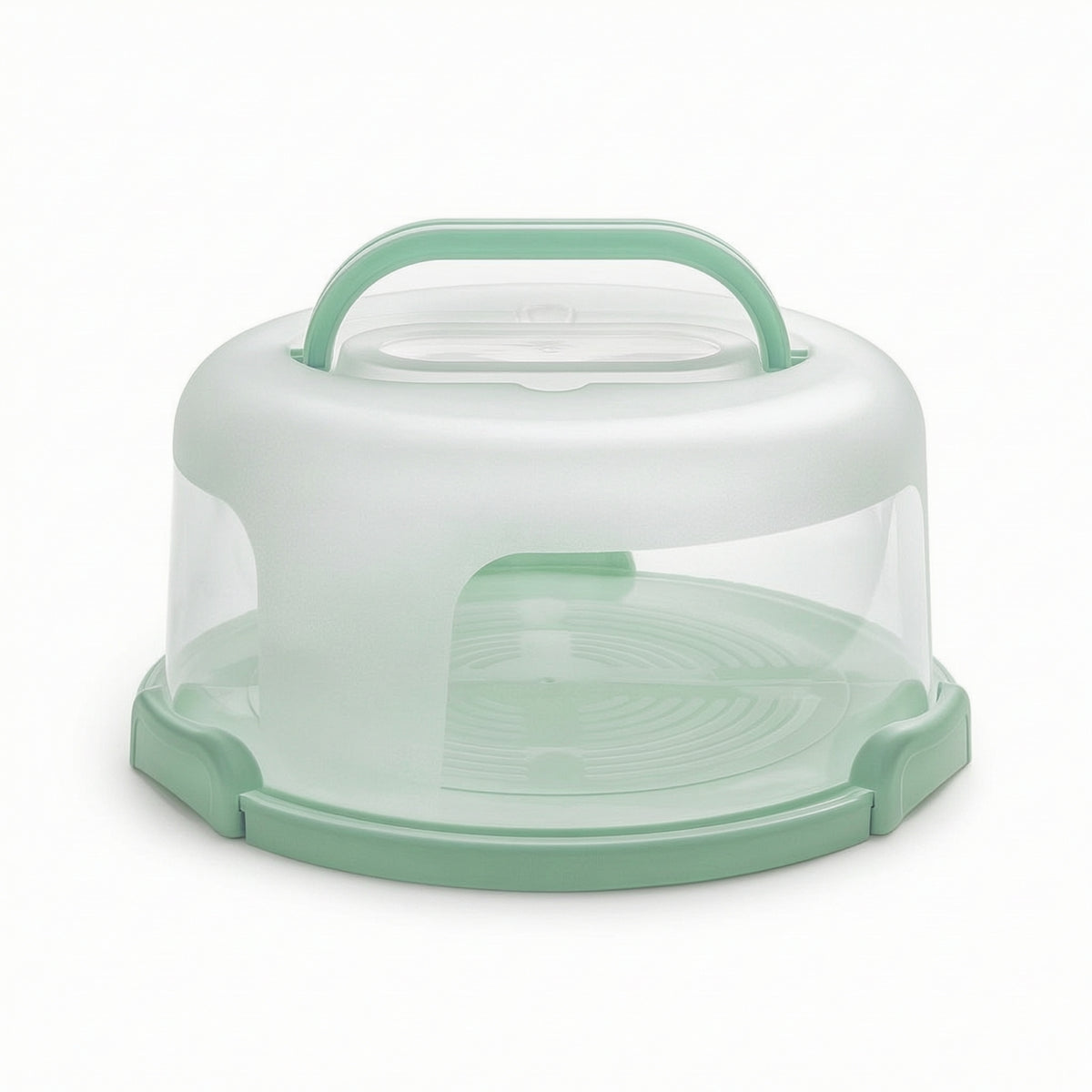 24 Pieces Cake Carrier with Lid and Handle Round for Parties, Bakers