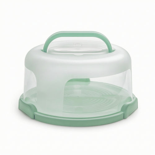 24 Pieces Cake Carrier with Lid and Handle Round for Parties, Bakers