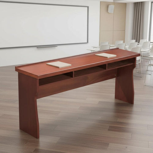 2-Person Seminar Table Sturdy Construction Office Furniture Thickened Surface Auditorium Desk for Students, Conference Rooms, Auditoriums, Classroom