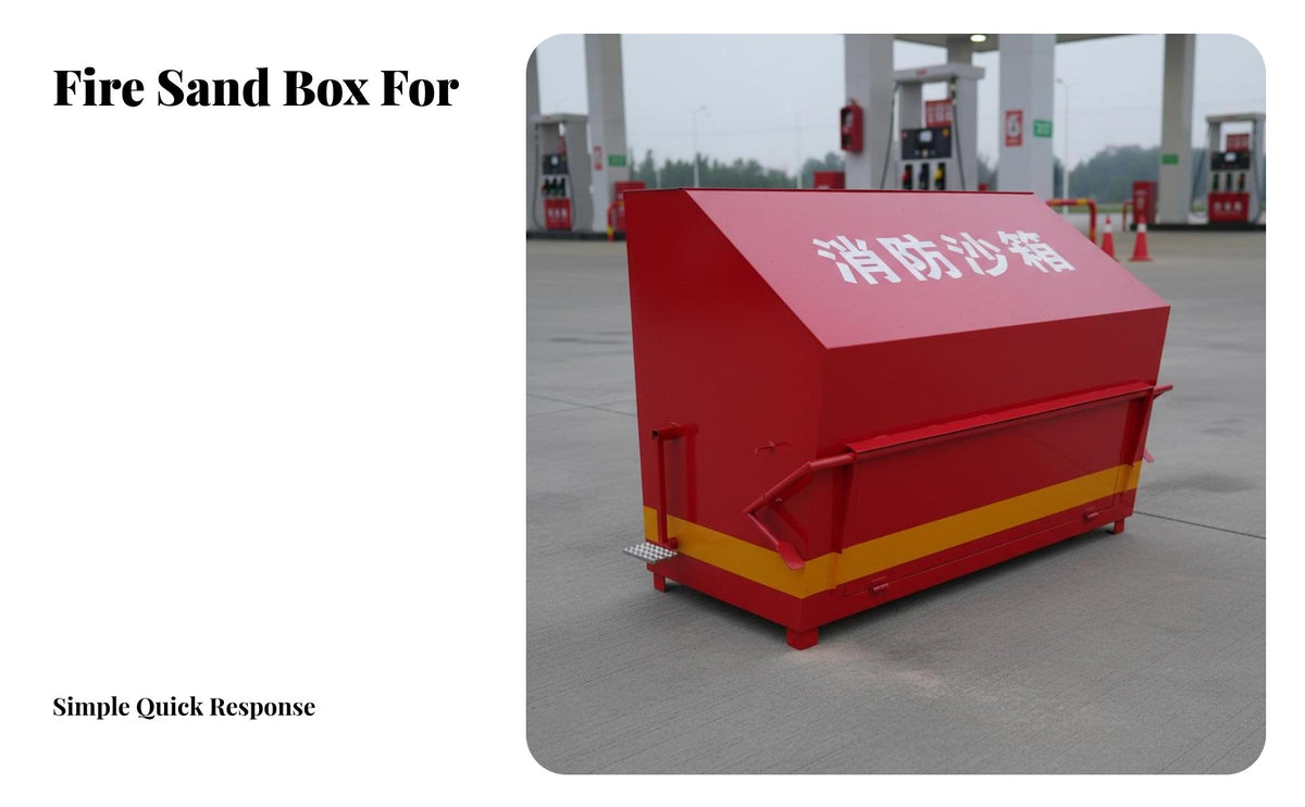 Fire Sand Box Thickened Material Flood Control Sand Box Reinforced Frame for Personnel, Industrial Workers, Gas Stations, Oil Depots, Factories