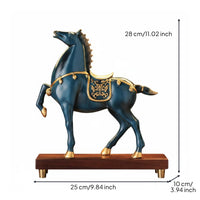 Horse Statue New Chinese & Design Horse Desktop Statue Luxury Look