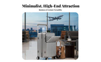 20 Inch Carry-on Suitcase Airport Security Approved Lock Carry-on Luggage Quiet