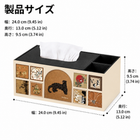 Leather Tissue Case Modern Minimalist 24x13x9.5cm Living Room Car Stylish