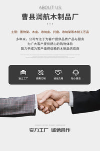 现货跨境铁木结合桌面旋转小饰品收纳架实木耳环戒指多用途置物架