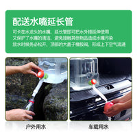 White Transparent Outdoor Vehicle PC Water Bucket Storage Tank for Home and Camping
