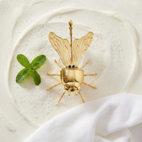 2 Pieces Bee Sugar Jar Luxury Design Gold Bee Jar for Tabletop
