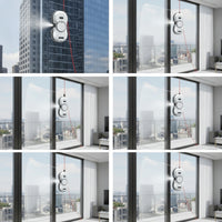 StreakClear Window Cleaning Robot Smart Robotic Window Cleaner Remote Controller-Controlled Glass Cleaning Robot Automatic for Homeowners, Apartment Residents, High-Reach Glass Panes, Home