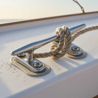 Mirror Polished Dock Cleat Extended for Yachts, Docks