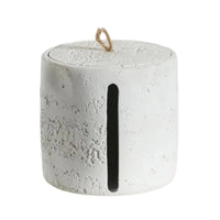 Toilet Paper Holder with Rope Handle Matte Toilet Paper Holder with Lid Space-Saving Dispenser for Washroom, Countertop