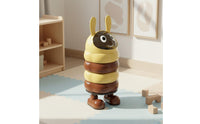 Cute Rabbit Trash Bin Thickened Material Cartoon Waste Bin with Lid Decorative