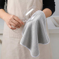 Textured Pattern Microfibre Cloth, 30x40cm Car Drying Towel for Glass and Furniture, High Absorbency Microfibre Cloth for Household