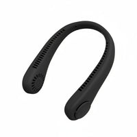 Adjustable 3-Speed Hanging Neck Fan 360° Surround Airflow Personal Neckband Fan Lightweight Wearable Neck Cooler Twin Turbine for Outdoor, Office