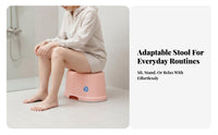 Non-Slip Bath Chair multi-use Shower Stool low-height for Elderly, Children