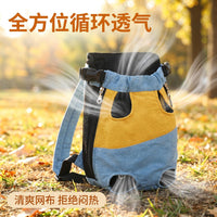跨境批发宠物双肩包外出便携胸前四脚背包狗狗猫咪旅行透气软包