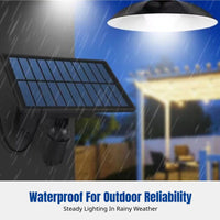 Split Solar Hanging Light, Outdoor Waterproof Remote Control, Double Head, Indoor/Outdoor Courtyard, Camping Tent Lighting