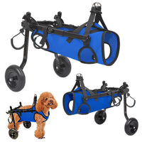 Foldable Pet Dog Wheelchair for Rehabilitation and Mobility Assistance