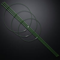 Indoor Plant Support with Coated Stakes, Tall 75cm Garden Obelisk for Clematis, Single Hoop Plant Stakes, Potted Plants