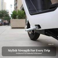 2 Pieces Electric Scooter Passenger Footrest Rust-Resistant Automatic Foot Pedal Rear Passenger Footrest Long-Lasting