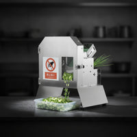 Vegetable Cutter with Belt Feed Countertop Electric Vegetable Cutter Commercial Slicing Machine for Caterers