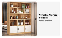Beverage Bar Cabinet Sturdy Construction Freestanding Beverage Bar Cabinet Thickened Board Living Room Partition Shelf for Adults, Entertainment Area