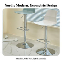 Adjustable rotating Stool with rear supportrest Modern Minimalist Seating Furniture