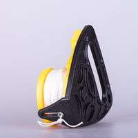 46m Cave Diving Reel with Handle, Durable Plastic Spool with Fixed Clip